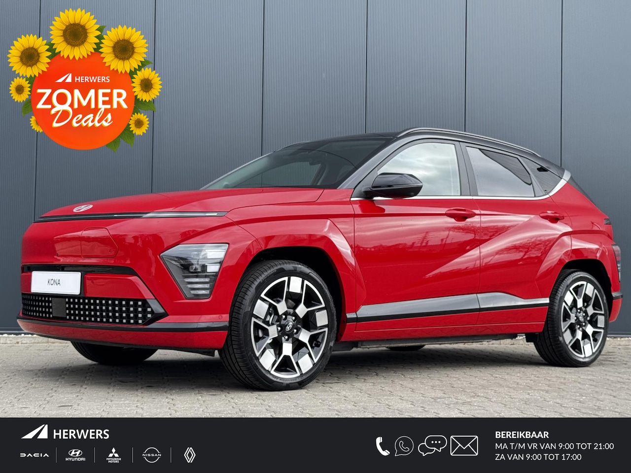 Hyundai Kona Electric - Premium 65.4 kWh / €4100,- Voordeel Op Nieuwprijs / Rijklaarprijs / Direct Leverbaar - AutoWereld.nl