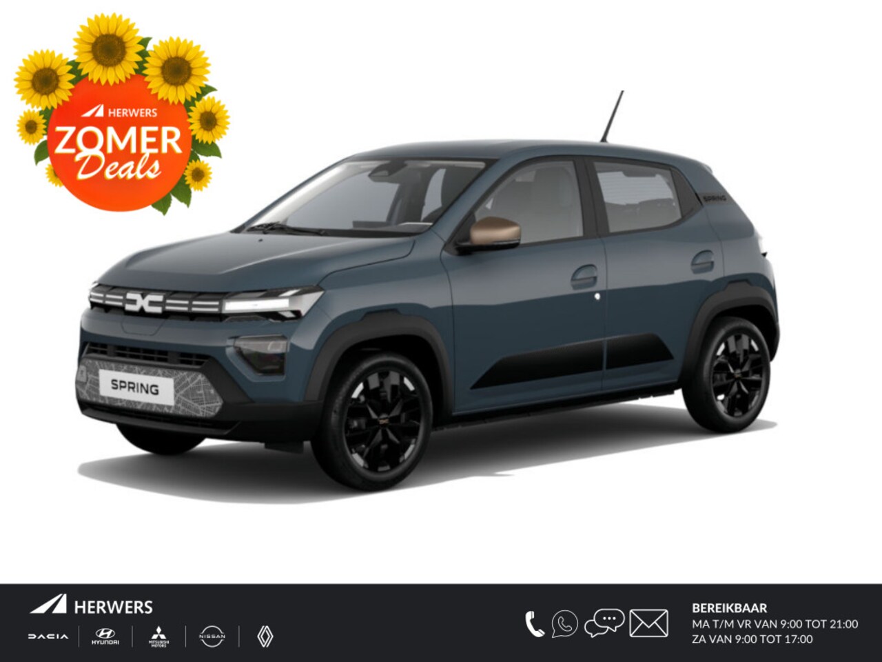 Dacia Spring - Extreme 65PK / Uit Voorraad Leverbaar / Nu Private Lease Vanaf €249,- / - AutoWereld.nl