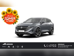 Nissan Qashqai - 1.5 e-Power Tekna / €7000, - Voorraadvoordeel / Nieuw uit Voorraad Leverbaar / Zwart Inter