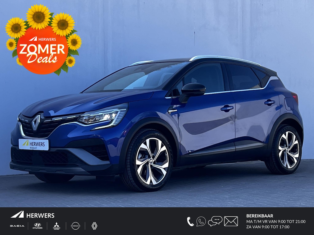 Renault Captur - 1.6 E-Tech Plug-in Hybrid 160 R.S. Line Automaat / Dealer onderhouden / Accu SoH 99,25 % / - AutoWereld.nl