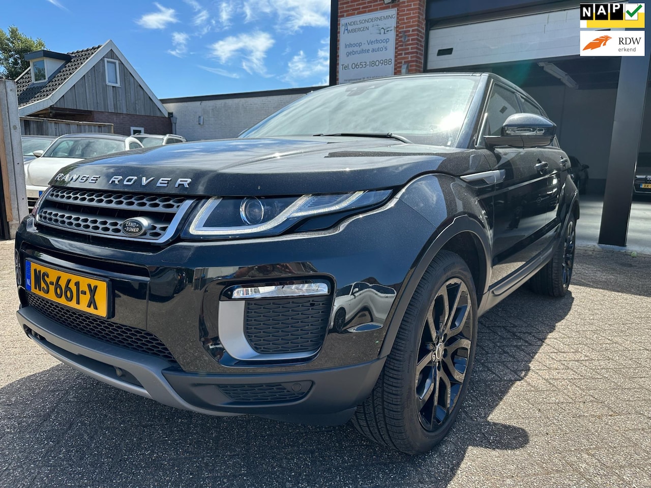 Land Rover Range Rover Evoque - 2.0 TD4 SE Dynamic AUTOMAAT-NAVI-PDC-CRUISE-CLIMA-LEDER - AutoWereld.nl