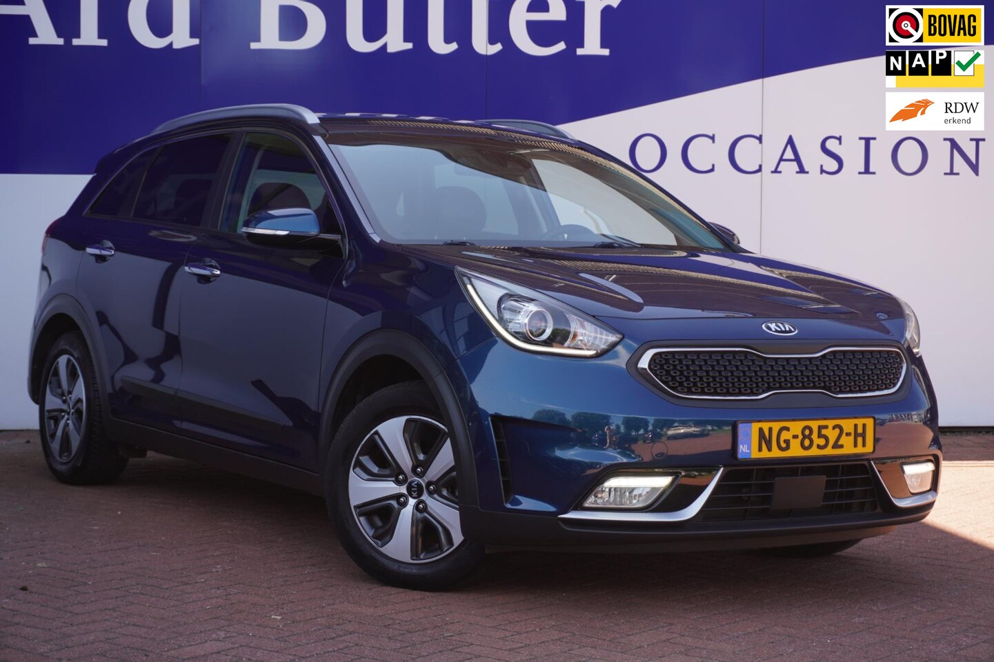 Kia Niro - 1.6 GDi Hybrid BusinessLine Volleder+Navigatie+Camera+Stuur&stoel-verw+Adaptive-cruise = T - AutoWereld.nl