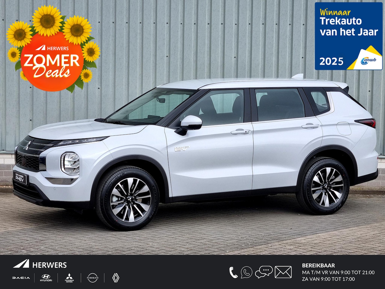 Mitsubishi Outlander - 2.4 PHEV Pure / €3000,- Voordeel Op Nieuwprijs / Nieuw Model 2025 / Elektrische Range 86 K - AutoWereld.nl