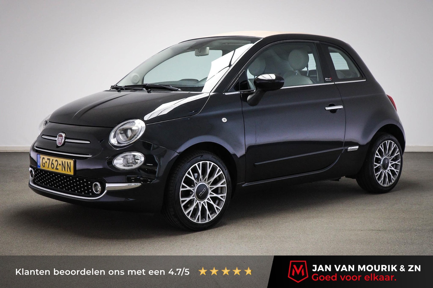 Fiat 500 C - 0.9 TwinAir Turbo Lounge | CABRIO | NAVIGATIE | CRUISECONTROL - AutoWereld.nl