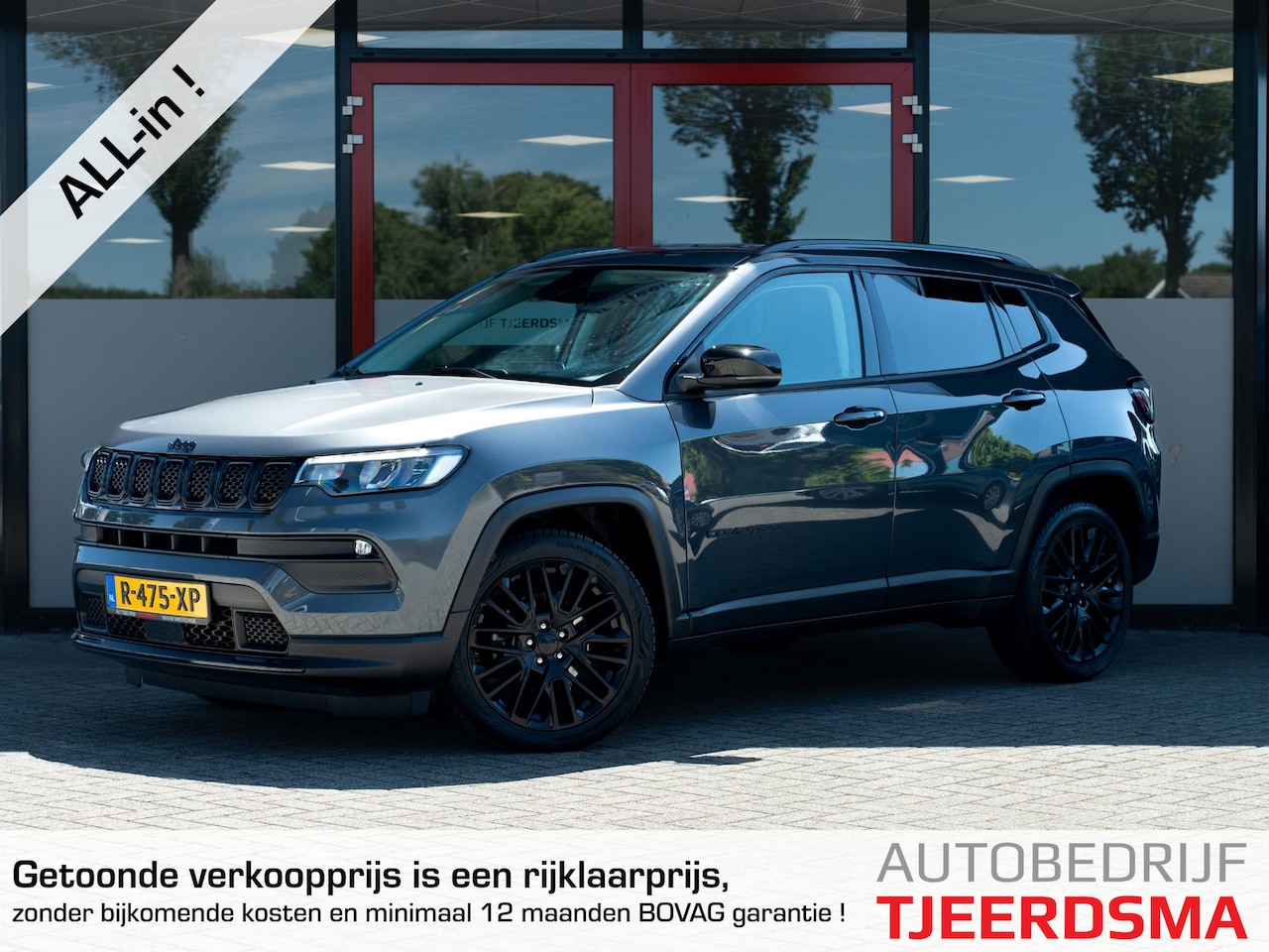 Jeep Compass - 1.5T e-Hybrid Night Eagle | Trekhaak | Navigatie | Adaptieve Cuise Control | Climate Contr - AutoWereld.nl