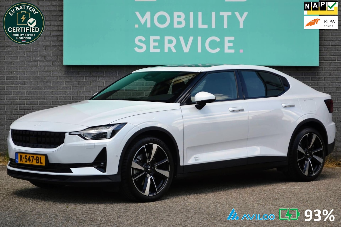 Polestar 2 - Long Range Dual Motor Launch Edition 78kWh SOH93% CarPlay - AutoWereld.nl