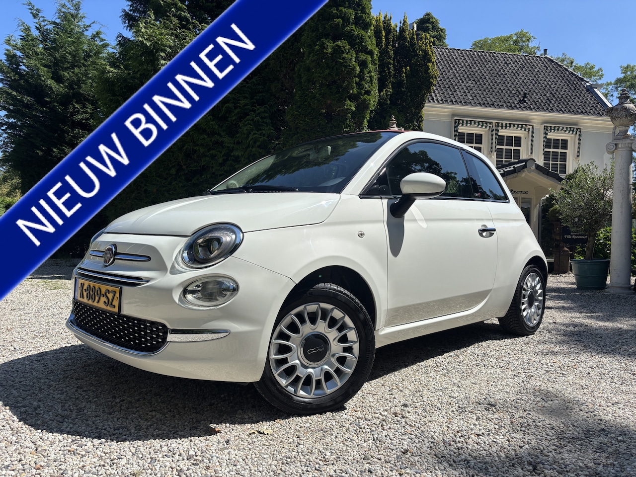 Fiat 500 C - 1.2 Lounge / Apple Carplay-Android / Airco / Slechts 34.000 km. - AutoWereld.nl