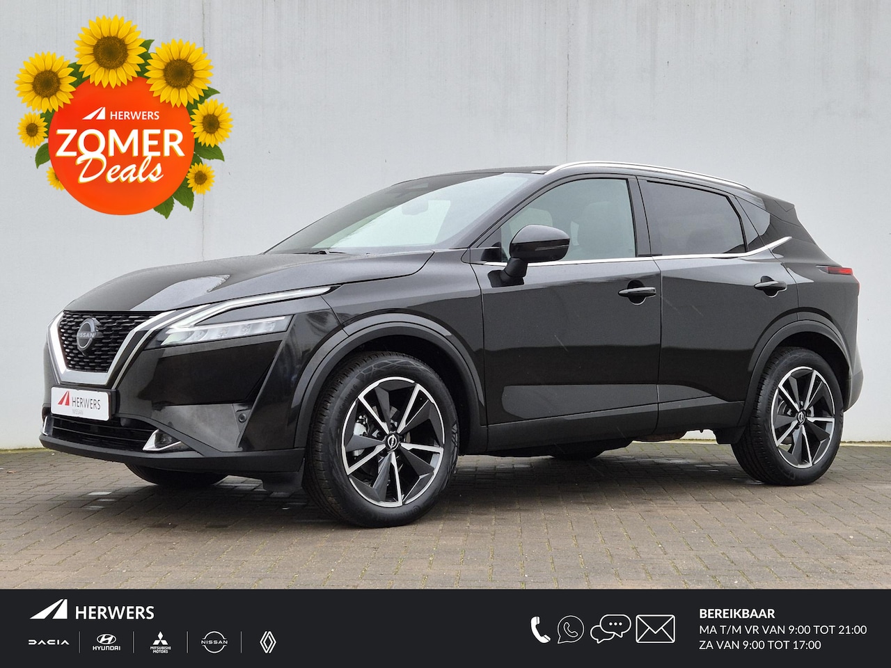 Nissan Qashqai - 1.3 MHEV Xtronic Tekna Automaat 160 pk / HUD / Panoramadak / Stuur- en Stoelverwarming / E - AutoWereld.nl
