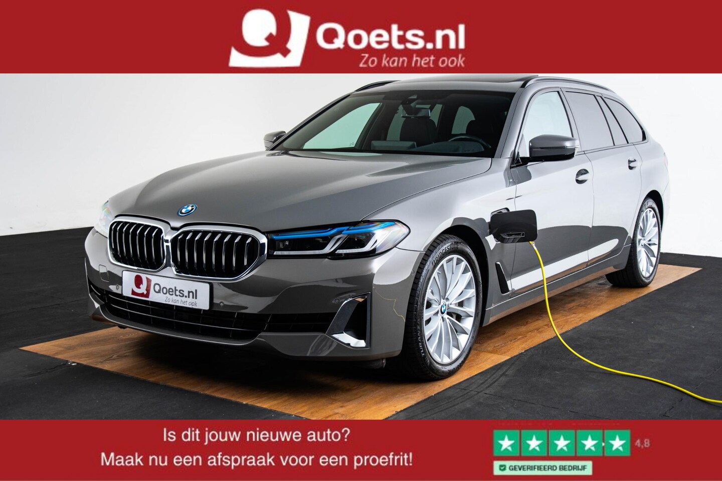 BMW 5-serie Touring - 530e xDrive High Executive Luxury Line - Panoramadak - Parking/Driving Assistant - Head up - AutoWereld.nl