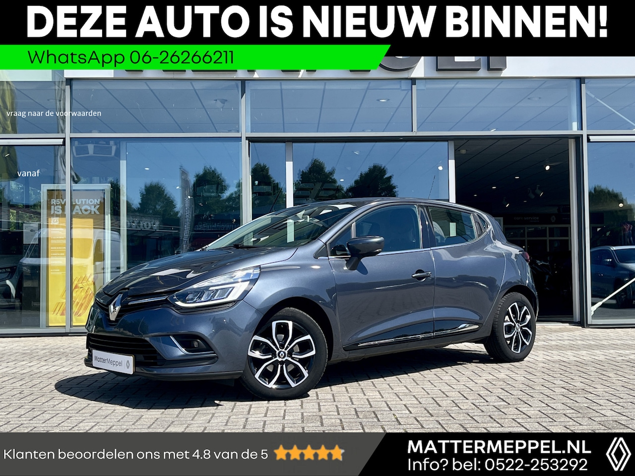 Renault Clio - 0.9 TCe Intens | 55000KM! | Lichtmetaal | Parkeersensoren | LED | Navigatie | Climate Cont - AutoWereld.nl