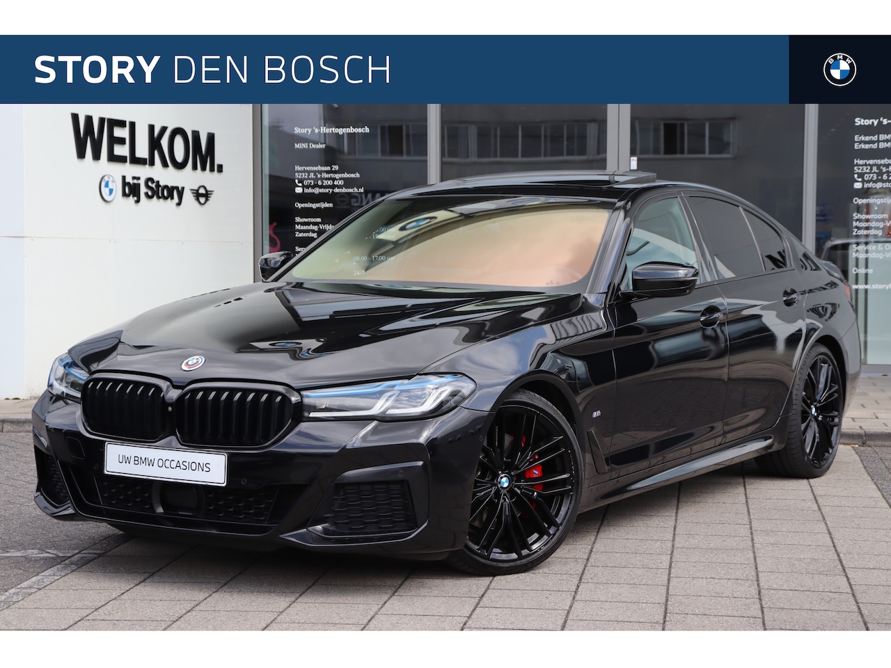 BMW 5-serie - 530i High Executive M Sport Automaat / Schuif-kanteldak / Trekhaak / Laserlight / Parking - AutoWereld.nl