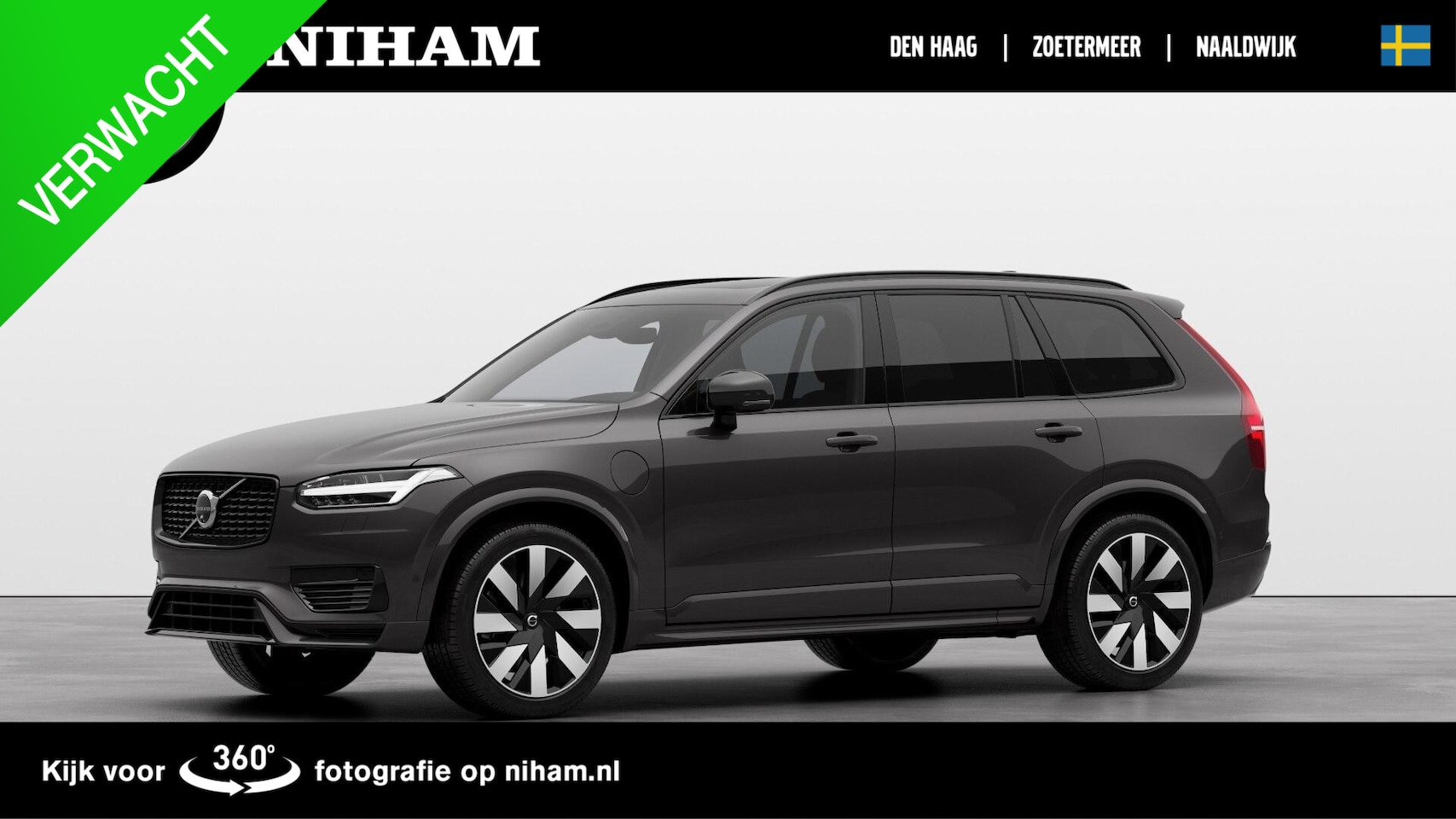 Volvo XC90 - T8 PLUG-IN HYBRID ULTRA DARK *FULL OPTIONS!* [MY25] -PANO.DAK|BOWERS&WILKINS|GEVENT.LEDER+ - AutoWereld.nl