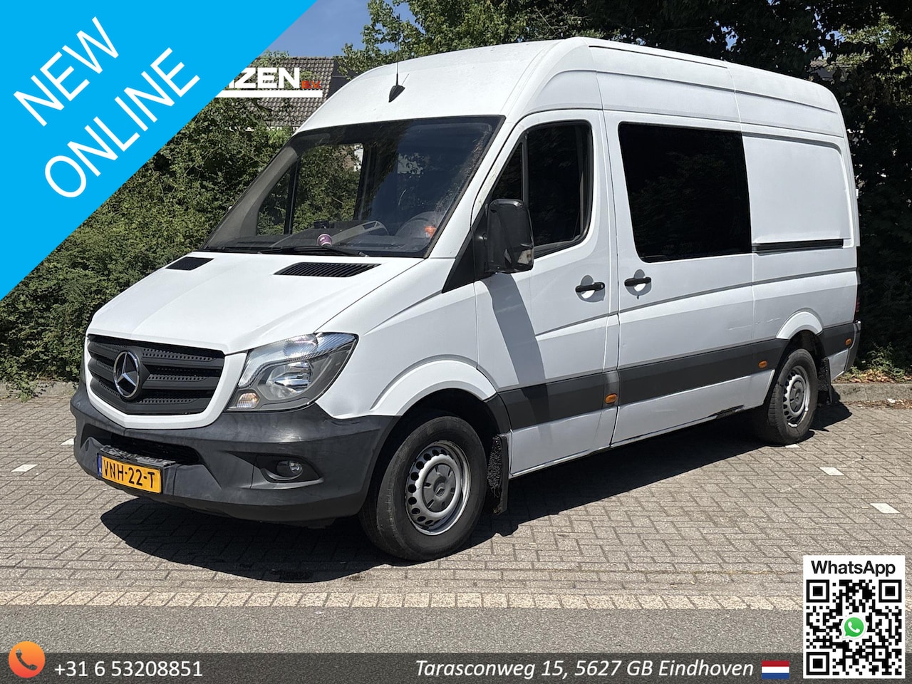 Mercedes-Benz Sprinter - 313 2.2 CDI 366 HD Dubbel Cabine | € 8.950,- NETTO! | Climate | Trekhaak | - AutoWereld.nl