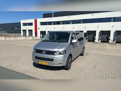 Volkswagen Transporter - 2.0 TDI L2H1 DC 103 KW 140 PK 65 Edition LANG ZILVER BOMVOL GRIJS 2012