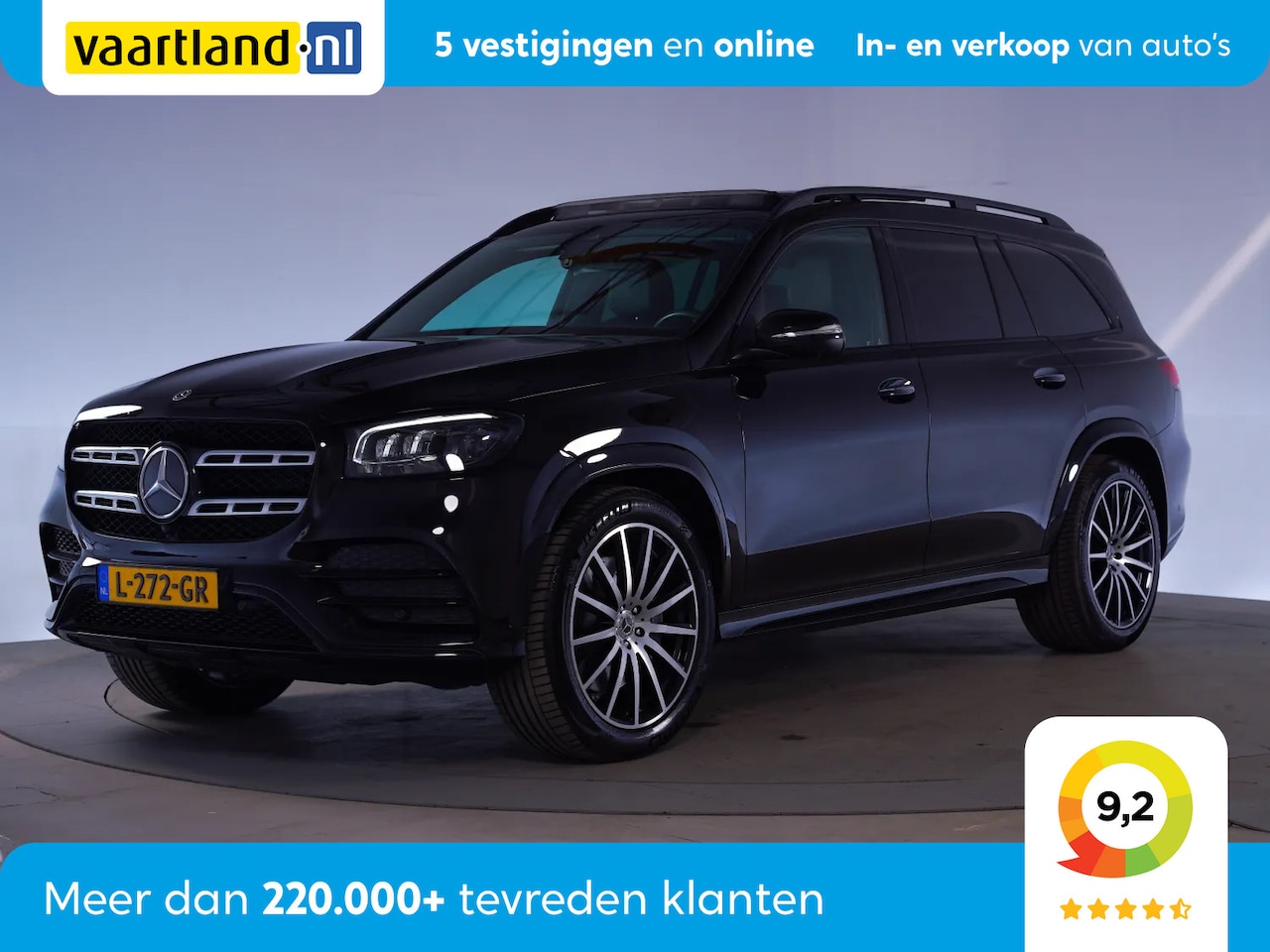 Mercedes-Benz GLS - 400 d 4MATIC AMG-Line Premium plus 7-Pers Aut. [ Pano Burmester Sfeerverlichting ] - AutoWereld.nl