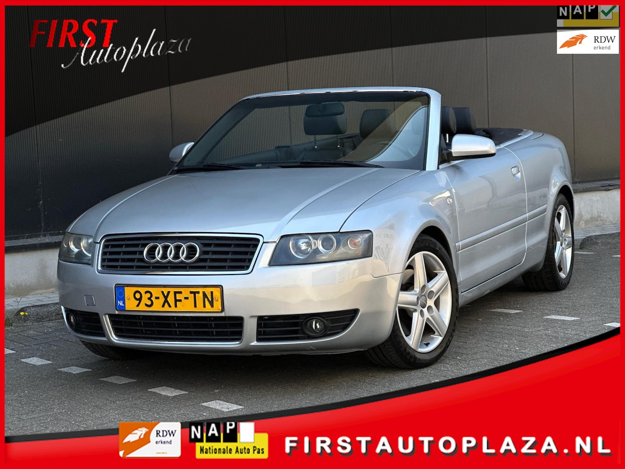 Audi A4 Cabriolet - 1.8 Turbo Exclusive CABRIO LEDER/STOELVERW./PDC/AIRCO | NETTE AUTO ! - AutoWereld.nl