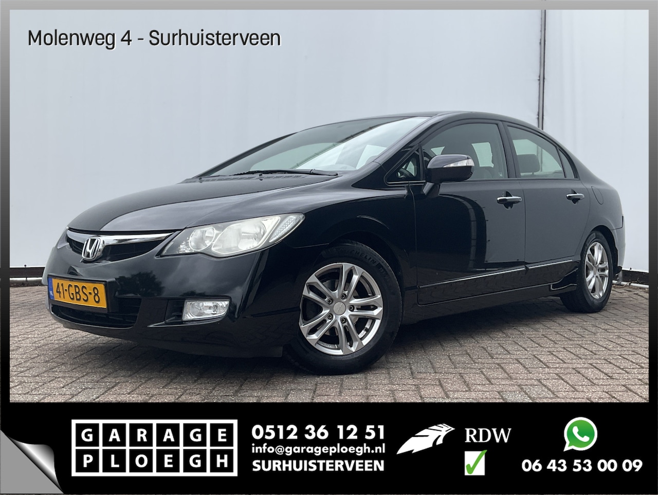Honda Civic - 1.3 Hybrid Automaat Clima Cruise Stoelverw. - AutoWereld.nl
