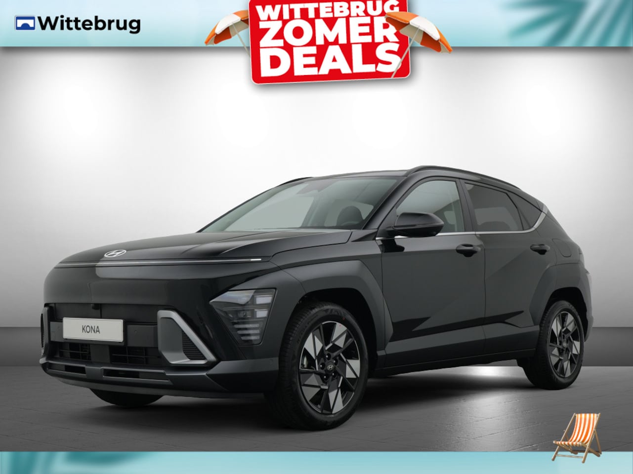 Hyundai Kona - 1.6 GDI HEV Premium Met Lederen Bekleding, Stoelverwarming en Navigatie Uit voorraad lever - AutoWereld.nl