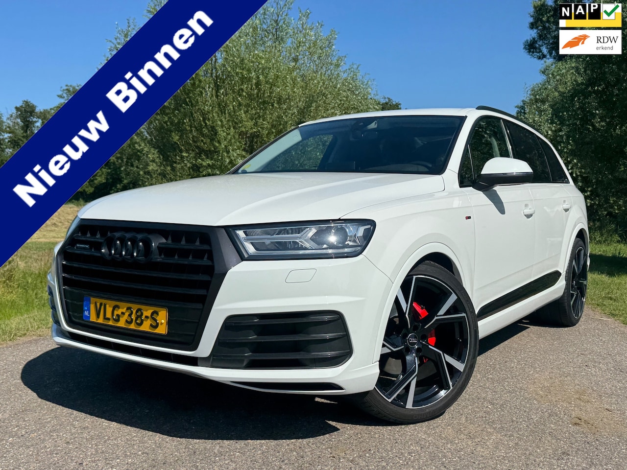 Audi Q7 SQ7 - 3.0 TDI quattro / BTW Auto / ABT getuned 340pk / Automaat / Grijs kenteken / Alarm klasse - AutoWereld.nl