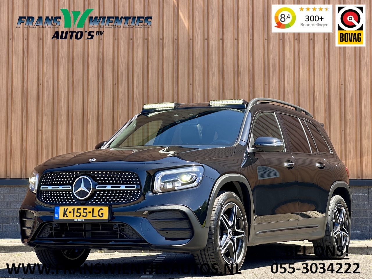 Mercedes-Benz GLB - 180 Business Solution AMG 7p. | BRABUS-Pakket | Panoramadak | Burmester | Sfeerverlichting - AutoWereld.nl