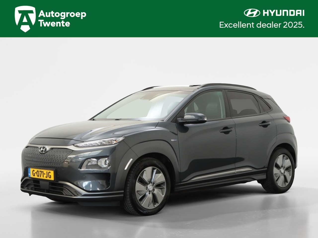Hyundai Kona Electric - EV Premium 64 kWh | Panoramadak | Leer | Navigatie | Camera | Ca - AutoWereld.nl