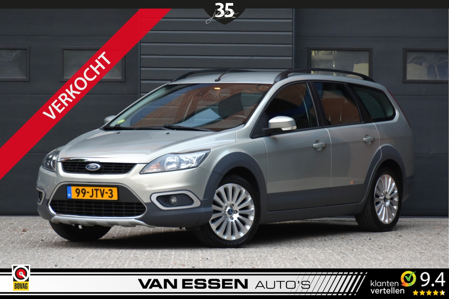 Ford Focus Wagon - 1.6 Titanium Airco Trekhaak PDC Nieuwe APK NL-Auto! - AutoWereld.nl