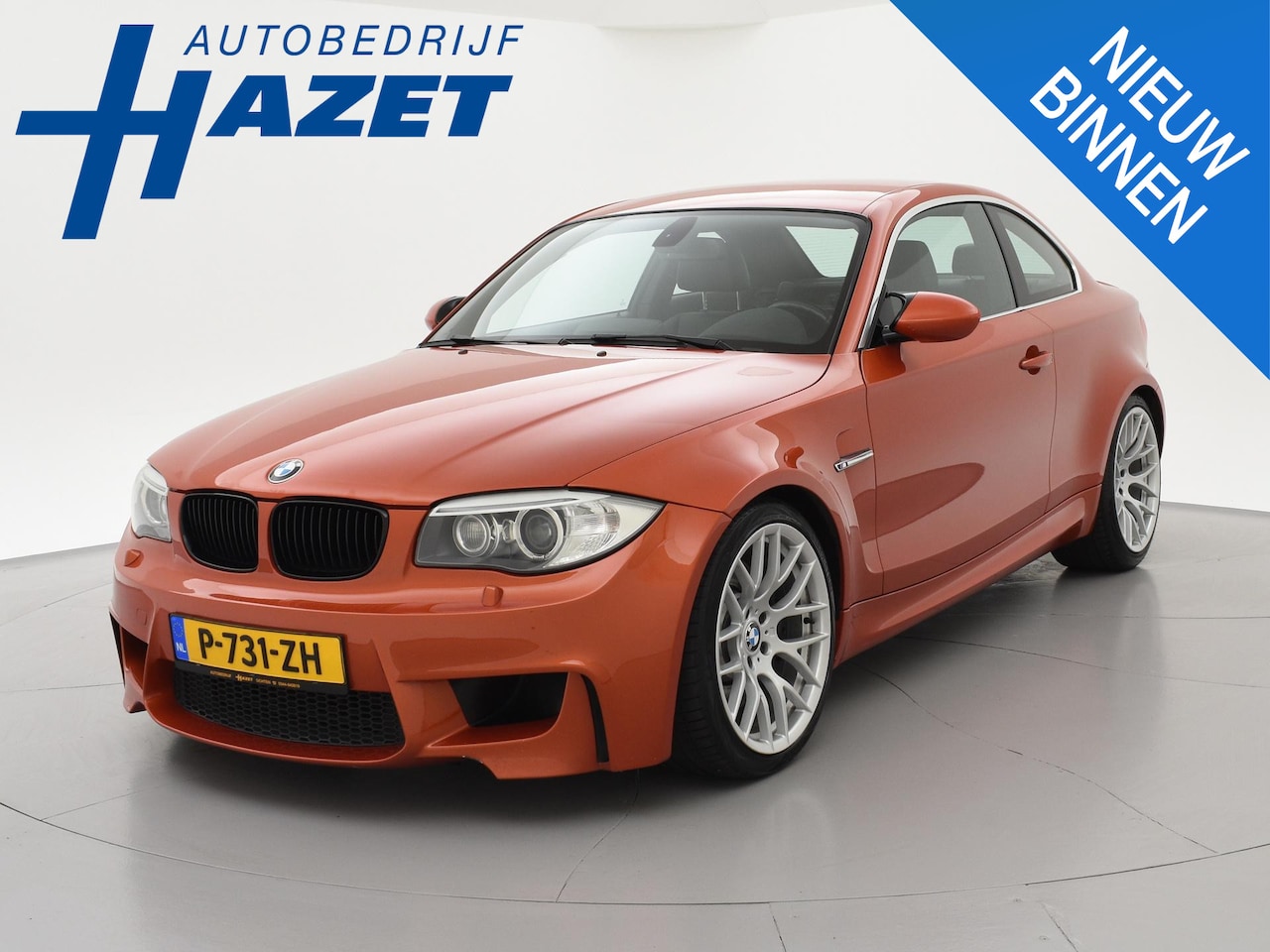 BMW 1-serie Coupé - 3.0i M 1M 340 PK *VALENCIA ORANGE* 3.0 6-CIL. BI-TURBO HANDGESCHAKELD RWD - AutoWereld.nl