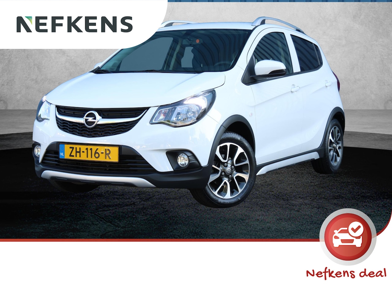 Opel Karl - 1.0 75PK Rocks Online Edition | Airco | AppleCarPlay/AndroidAuto | Cruise Control | Parkee - AutoWereld.nl
