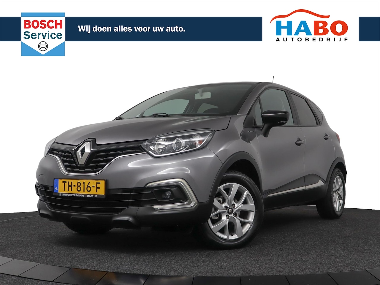 Renault Captur - 0.9 TCE LIMITED AC/CRUISE/NAV/CAMERA/KEYLESS.ENTRY/TREKHAAK/61.000KM!! - AutoWereld.nl