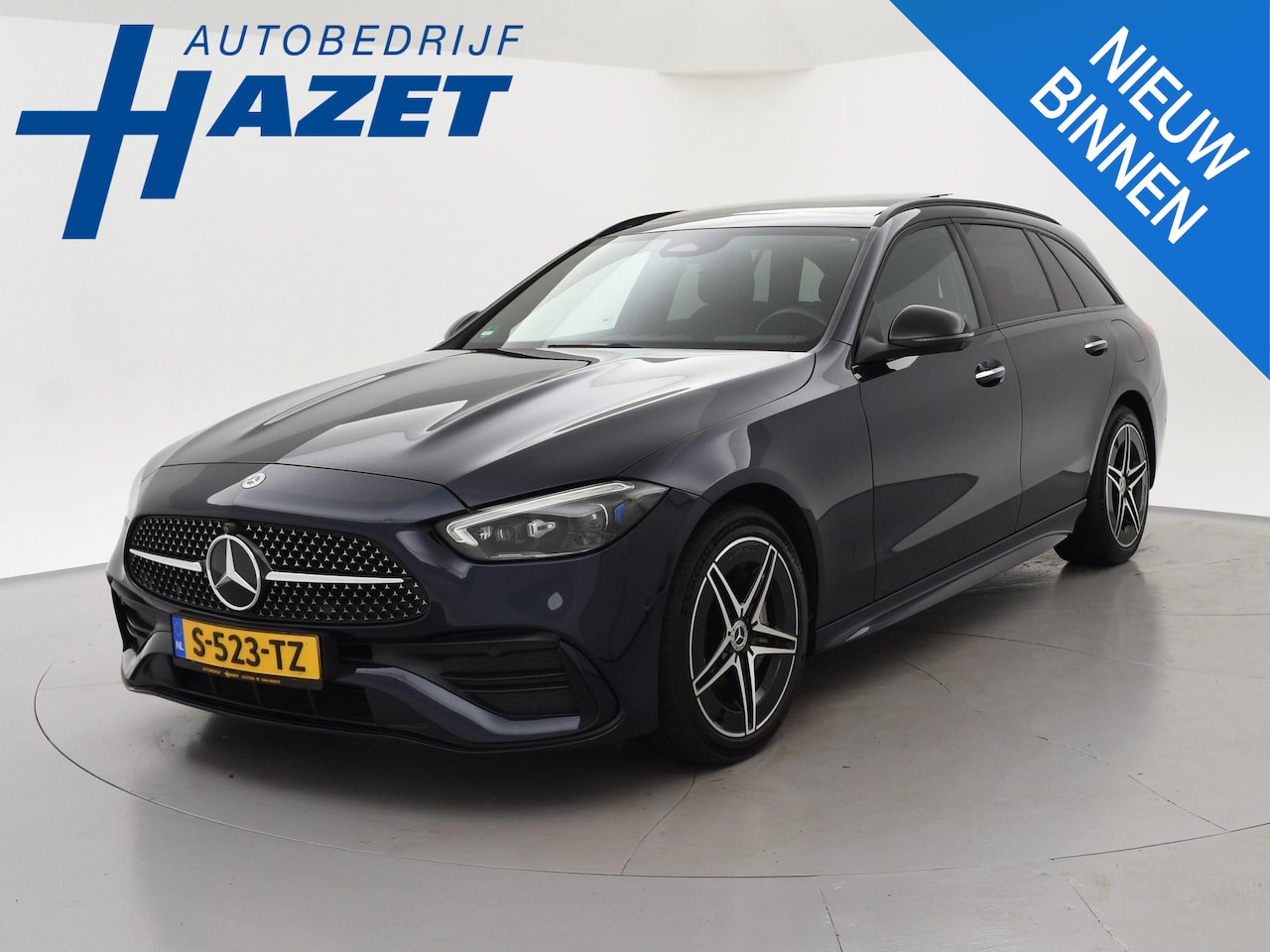 Mercedes-Benz C-klasse Estate - 300e 313 PK HYBRID AMG LINE NIGHT + HEAD-UP | 360 CAMERA | PANORAMA | MEMORY - AutoWereld.nl