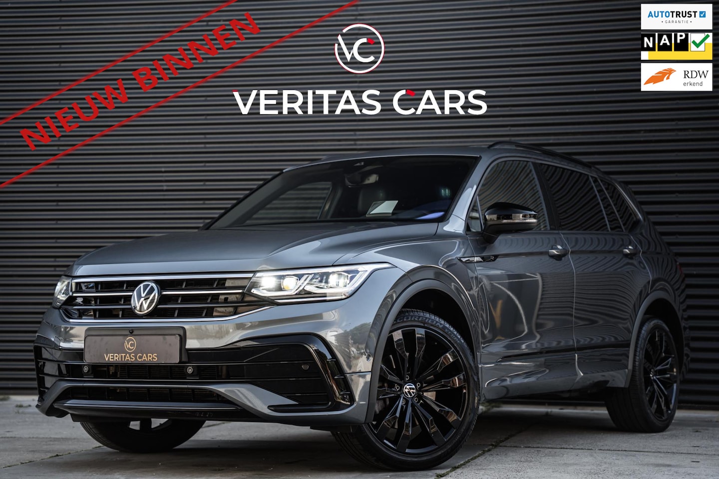 Volkswagen Tiguan Allspace - 2.0 TSI 4Motion R-Line 245PK |BTW Auto|7-Zits|Pano|IQ.Light|ACC|| Head-u| 360° Camera e.o. - AutoWereld.nl