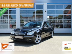 Mercedes-Benz C-klasse Combi - 200 CDI Avantgarde AUTOMAAT CRUISE CONTROL CLIMATE CONTROL/ACC/ECC (AIRCO) Half Leer Zwart