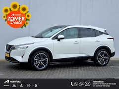 Nissan Qashqai - 1.3 MHEV Xtronic Tekna / Trekhaak (1800KG Trekgewicht) / Panoramadak / Navigatie + Apple C