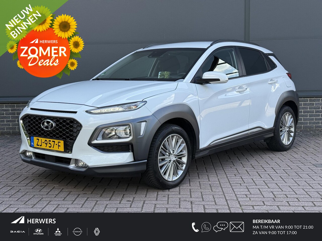Hyundai Kona - 1.6 T-GDI Fashion 177PK / Keyless / Navigatie / Apple Carplay & Android Auto / Cruise / He - AutoWereld.nl