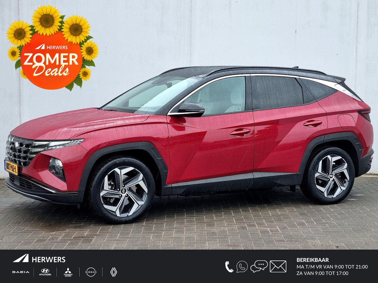 Hyundai Tucson - 1.6 T-GDI PHEV 265pk Premium 4WD / 1350KG Trekgewicht / Lederen Bekleding / Elektrische Ac - AutoWereld.nl