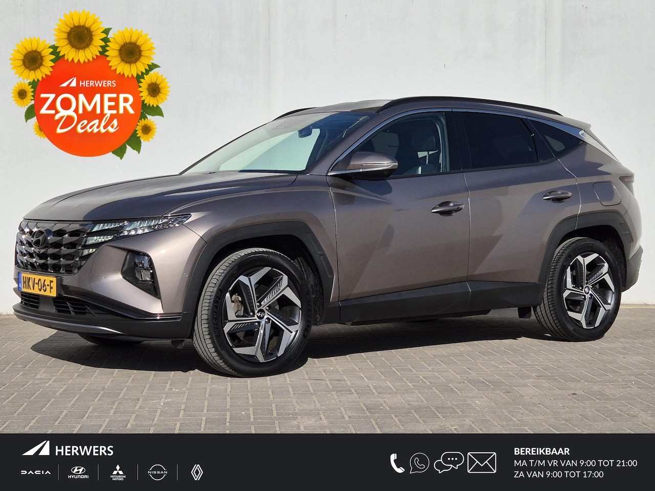 Hyundai Tucson - 1.6 T-GDI HEV 230pk Premium Automaat / 1650kg Trekgewicht / Apple Carplay Android Auto / S - AutoWereld.nl