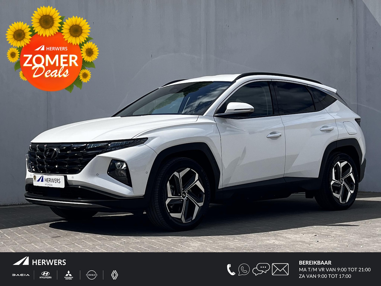 Hyundai Tucson - 1.6 T-GDI PHEV Premium 4WD 265pk automaat / Weinig km / Dealer onderhouden / Accu SoH 100% - AutoWereld.nl