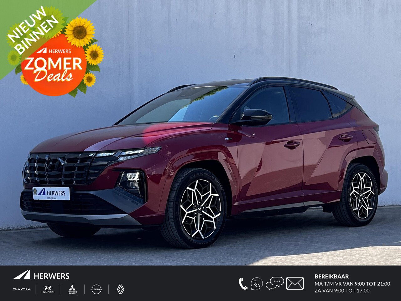 Hyundai Tucson - 1.6 T-GDI PHEV N Line 4WD / Dealer onderhouden / Trekgewicht 1.350 Kg / Accu SoH 100% / Ca - AutoWereld.nl