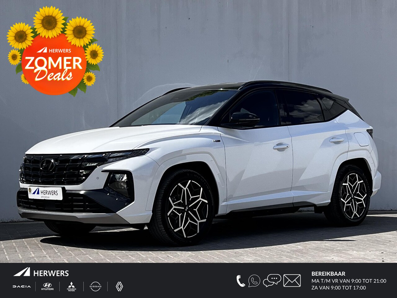 Hyundai Tucson - 1.6 T-GDI PHEV N Line Edition 265PK 4WD Automaat / Dealer onderhouden / SoH 100 % / Trekge - AutoWereld.nl