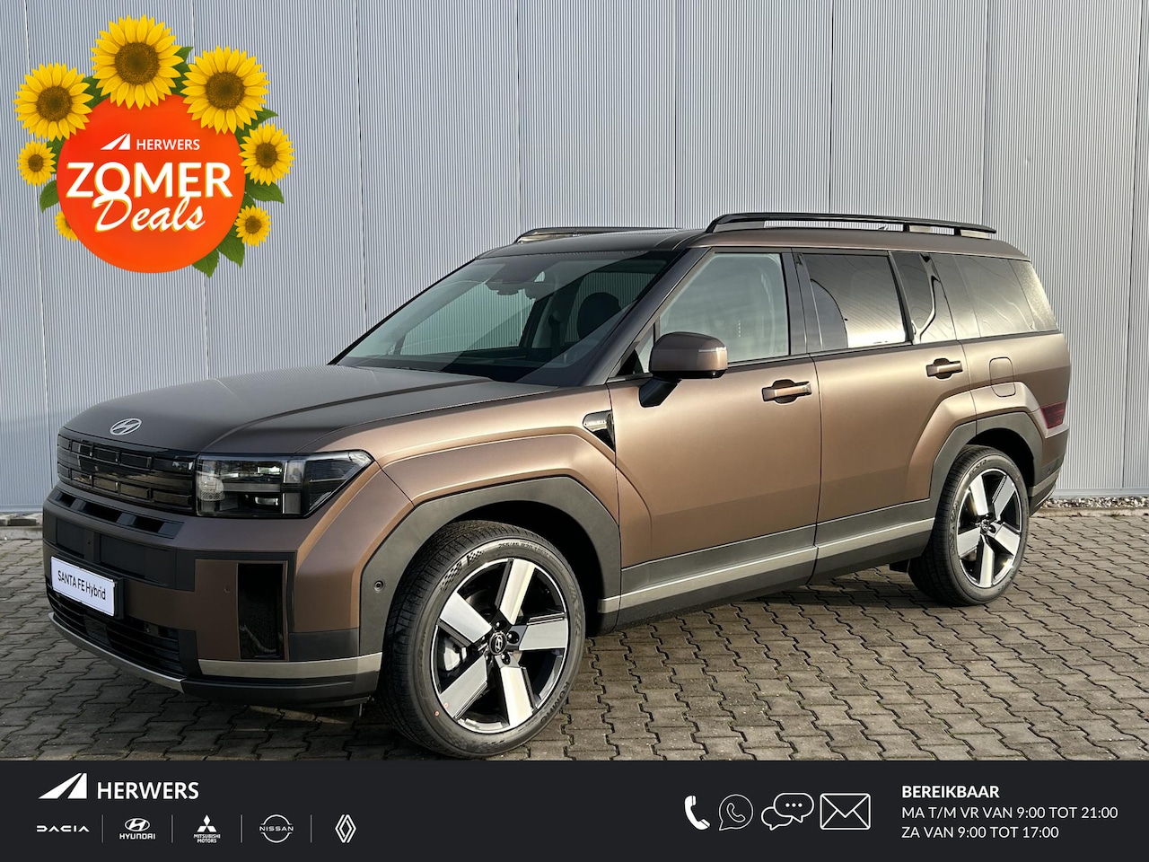 Hyundai Santa Fe - 1.6 T-GDI HEV Premium Sky 7p. / €4000,- Inruilvoordeel In Prijs Verrekend / Rijklaarprijs - AutoWereld.nl