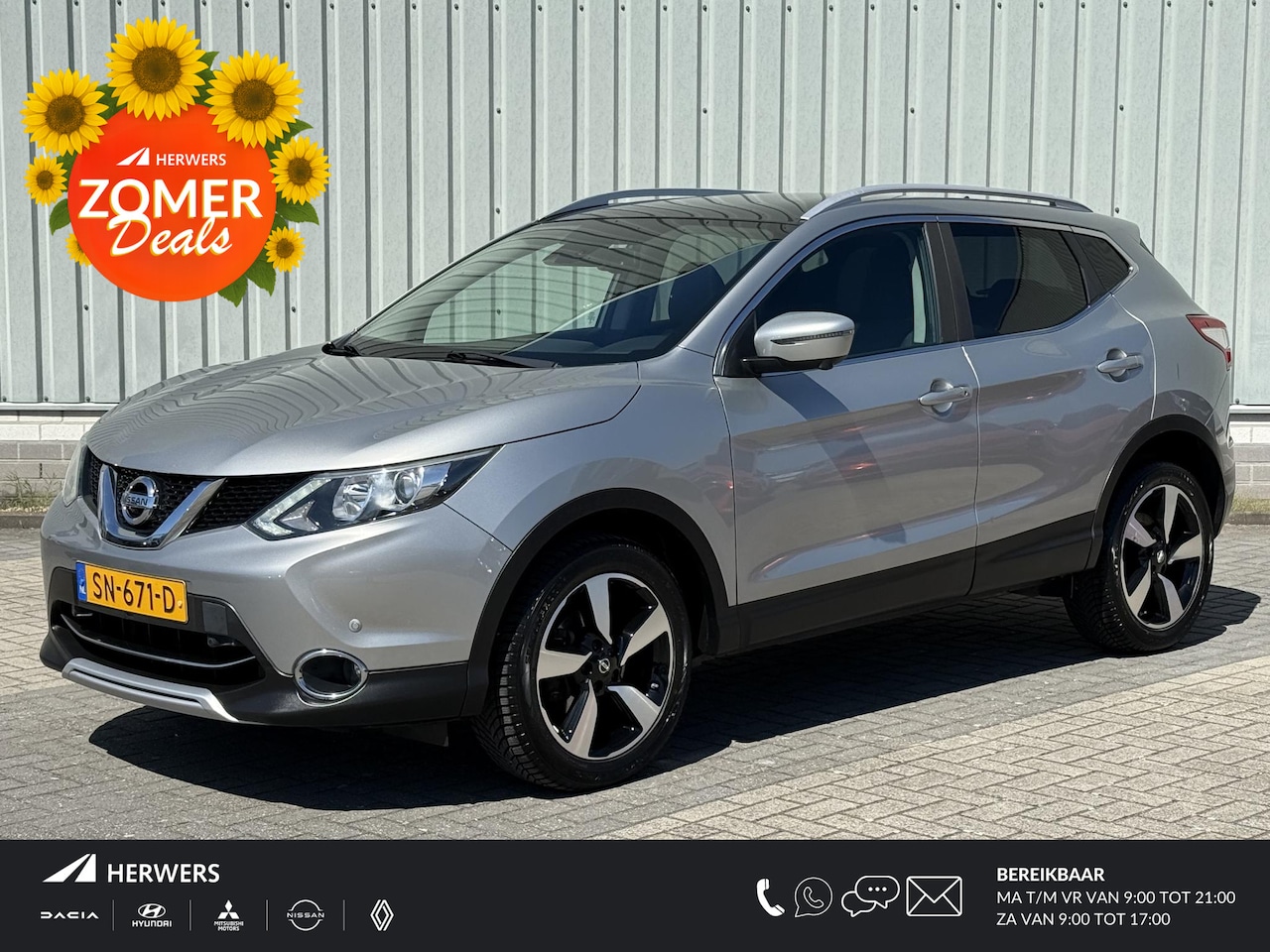 Nissan Qashqai - 1.6 Connect Edition / Trekhaak 1500KG Trekgewicht / Panoramadak / Stoelverwarming / 360 Ca - AutoWereld.nl