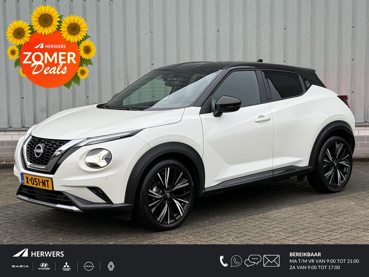 Nissan Juke - 1.0 DIG-T N-Design / Navigatie / Achteruitrijcamera / 19" Lichtmetalen velgen / LED / Keyl - AutoWereld.nl