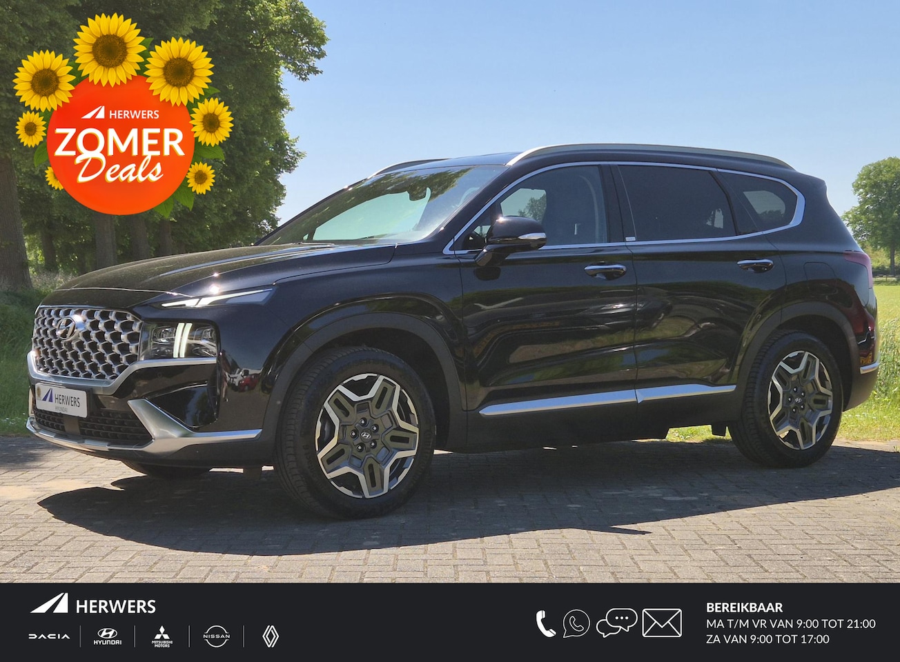 Hyundai Santa Fe - 1.6 T-GDI PHEV Plug-in Premium Automaat / Apple Carplay Android Auto / Elektrische achterk - AutoWereld.nl