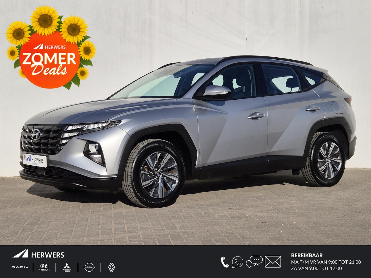 Hyundai Tucson - 1.6 T-GDI HEV 230Pk Comfort Automaat / 1650KG Trekgewicht / Navigatie / Achteruitrijcamera - AutoWereld.nl