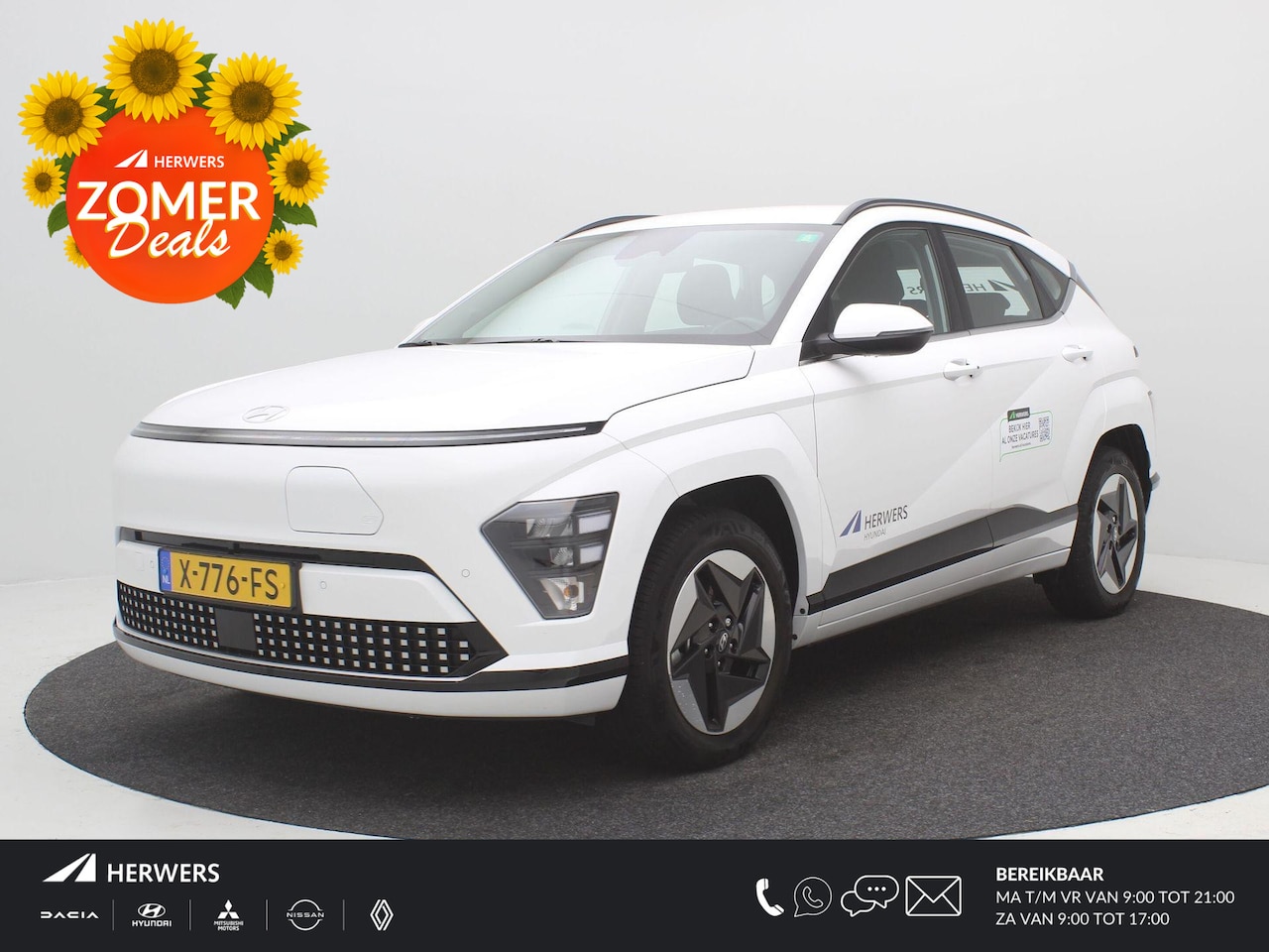 Hyundai Kona - Comfort 65.4 kWh + Warmtepomp / Warmtepomp + batterijverwarming / 3-fase Laden / Navigatie - AutoWereld.nl