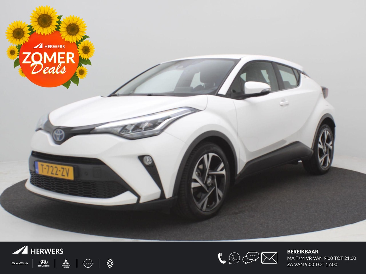 Toyota C-HR - 1.8 Hybrid Dynamic / Adaptieve Cruise Control / Navigatie / 1ste Eigenaar / Airco Climate - AutoWereld.nl