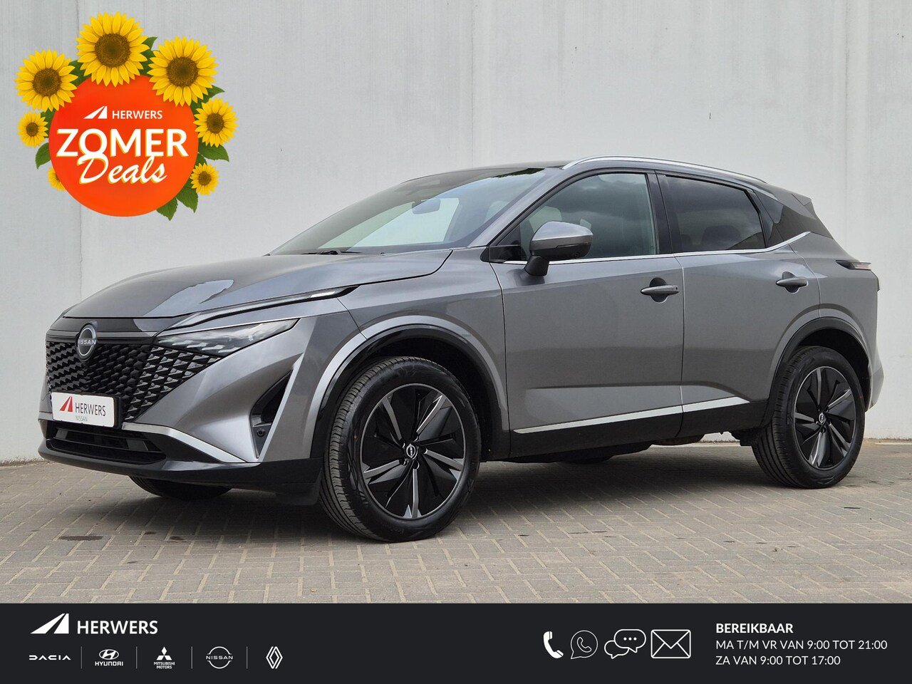 Nissan Qashqai - 1.3 MHEV Xtronic Tekna Automaat / Nieuw model / Facelift / Cold Pack / HUD / Trekgewicht 1 - AutoWereld.nl