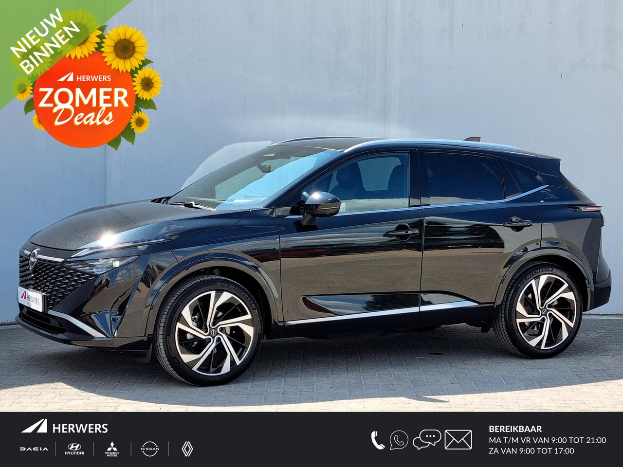 Nissan Qashqai - 1.3 MHEV Xtronic Tekna Plus Automaat / 1800KG Trekgewicht / Panoramadak / Rondomzicht Came - AutoWereld.nl