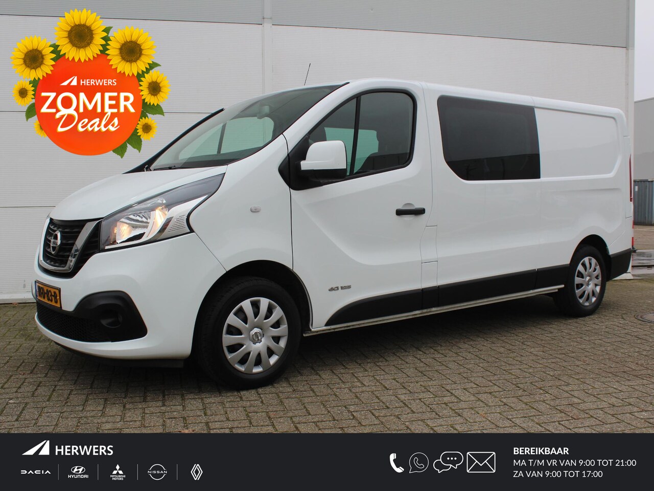Nissan nv300 - 1.6 dCi 125 L2H1 Optima Dubbele Cabine Comfort S&S / Trekhaak (2000 KG) / Navigatie / Acht - AutoWereld.nl