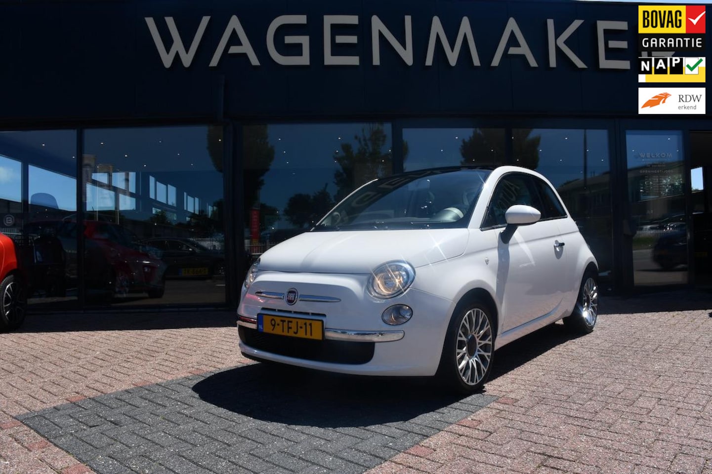 Fiat 500 - 0.9 TwinAir Lounge Airco|PANO|Elekt pak|DealerOHoud - AutoWereld.nl